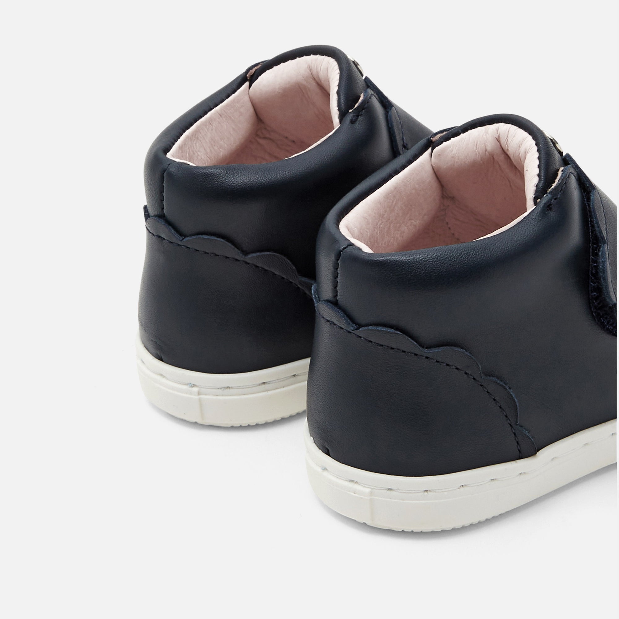 5 QTY / MARINE JACADI CHAUSSURES CUIR FAUVETTE