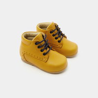 39 QTY / JAUNE VIF CHAUSSURES CUIR FRIMOUSSE COL