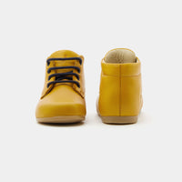 39 QTY / JAUNE VIF CHAUSSURES CUIR FRIMOUSSE COL