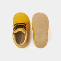 39 QTY / JAUNE VIF CHAUSSURES CUIR FRIMOUSSE COL