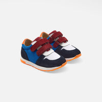 6 QTY / BLEU CHAUSSURES CUIR LUCKY BB REC