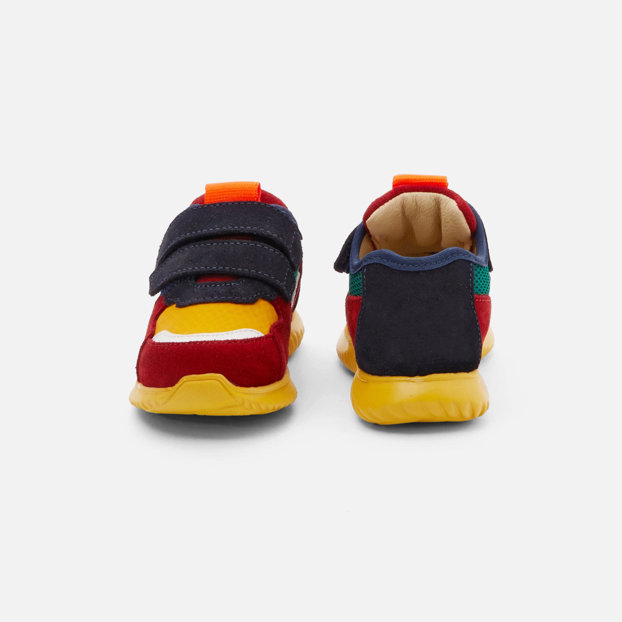 109 QTY / JAUNE/MULTICO CHAUSSURES CUIR ECLAIR BB