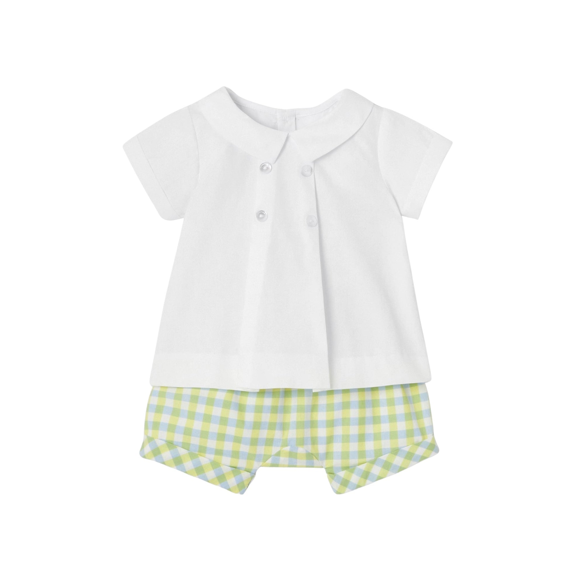 414 QTY / BLANC/MULTICO PAP ENSEMBLE NELLO