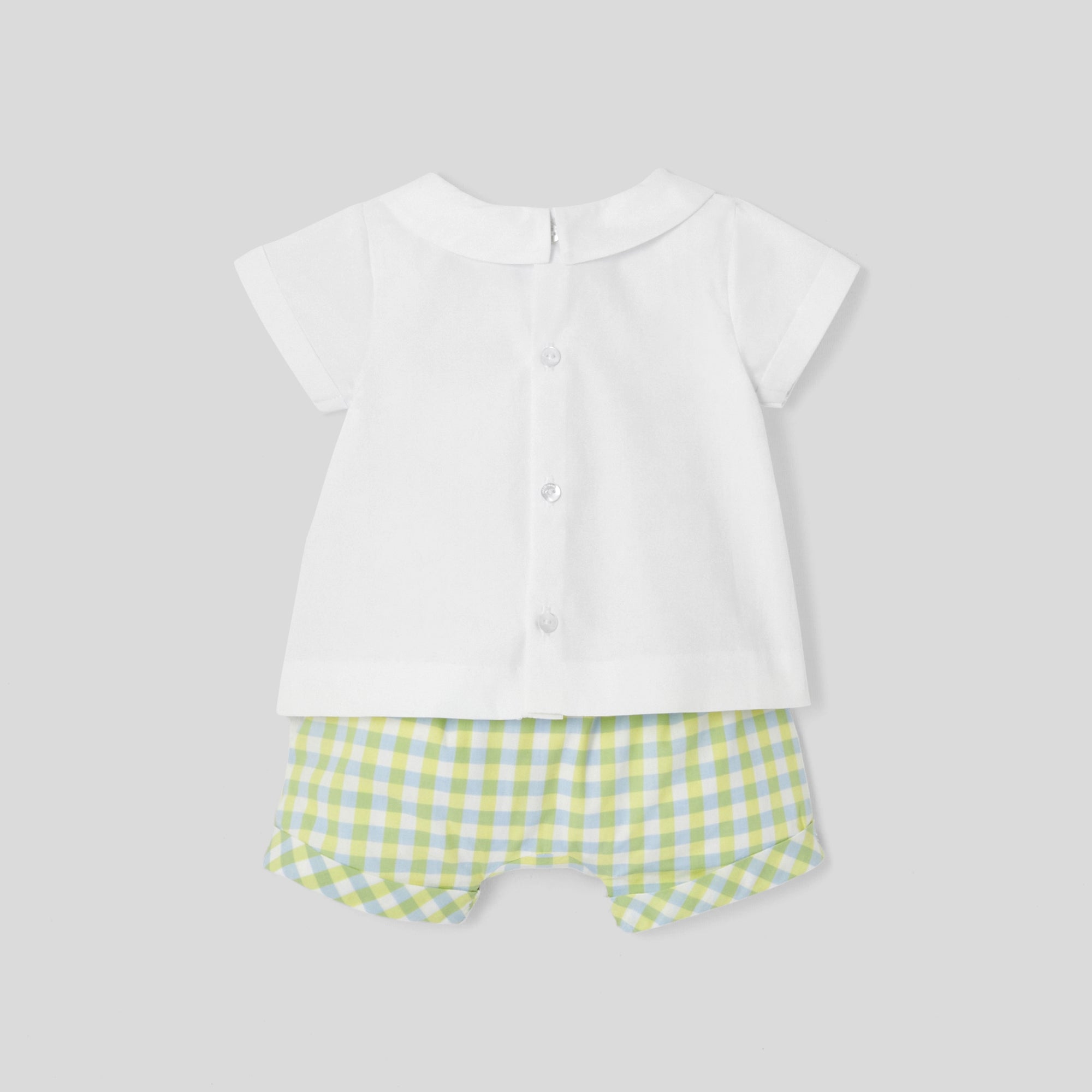 414 QTY / BLANC/MULTICO PAP ENSEMBLE NELLO