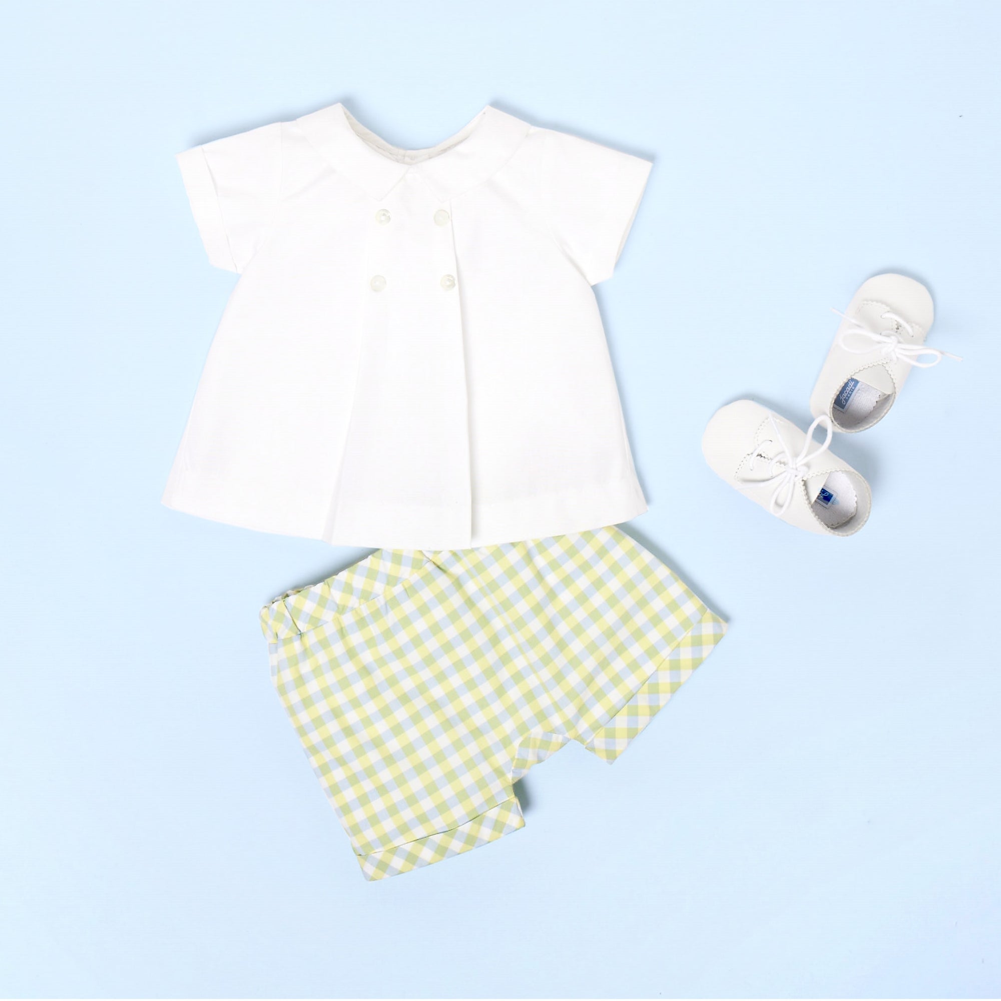 414 QTY / BLANC/MULTICO PAP ENSEMBLE NELLO