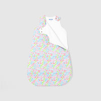 519 QTY / BLANC/MULTICO PUERICULTURE LINGE DE LIT GIGOTEUSE 0-6M LIBERTY TOUTE PETITE