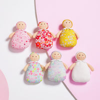 435 QTY / BLANC/MULTICO PUERICULTURE JOUETS POUPEE JOSEPHINE TOUTE PETITE NEW