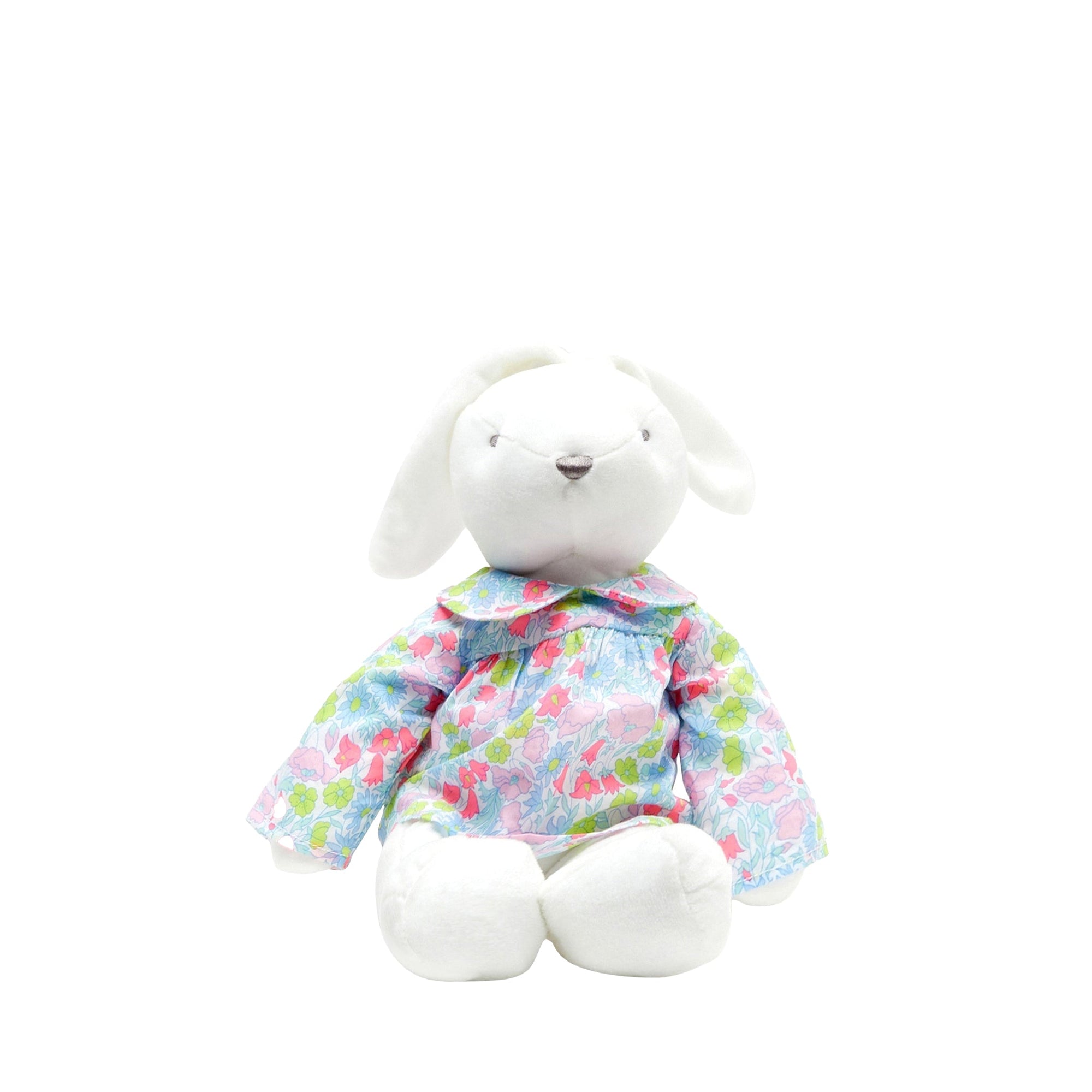 BLANC/MULTICO BLOUSE LIBERTY TOUTE PETITE LAPIN MM