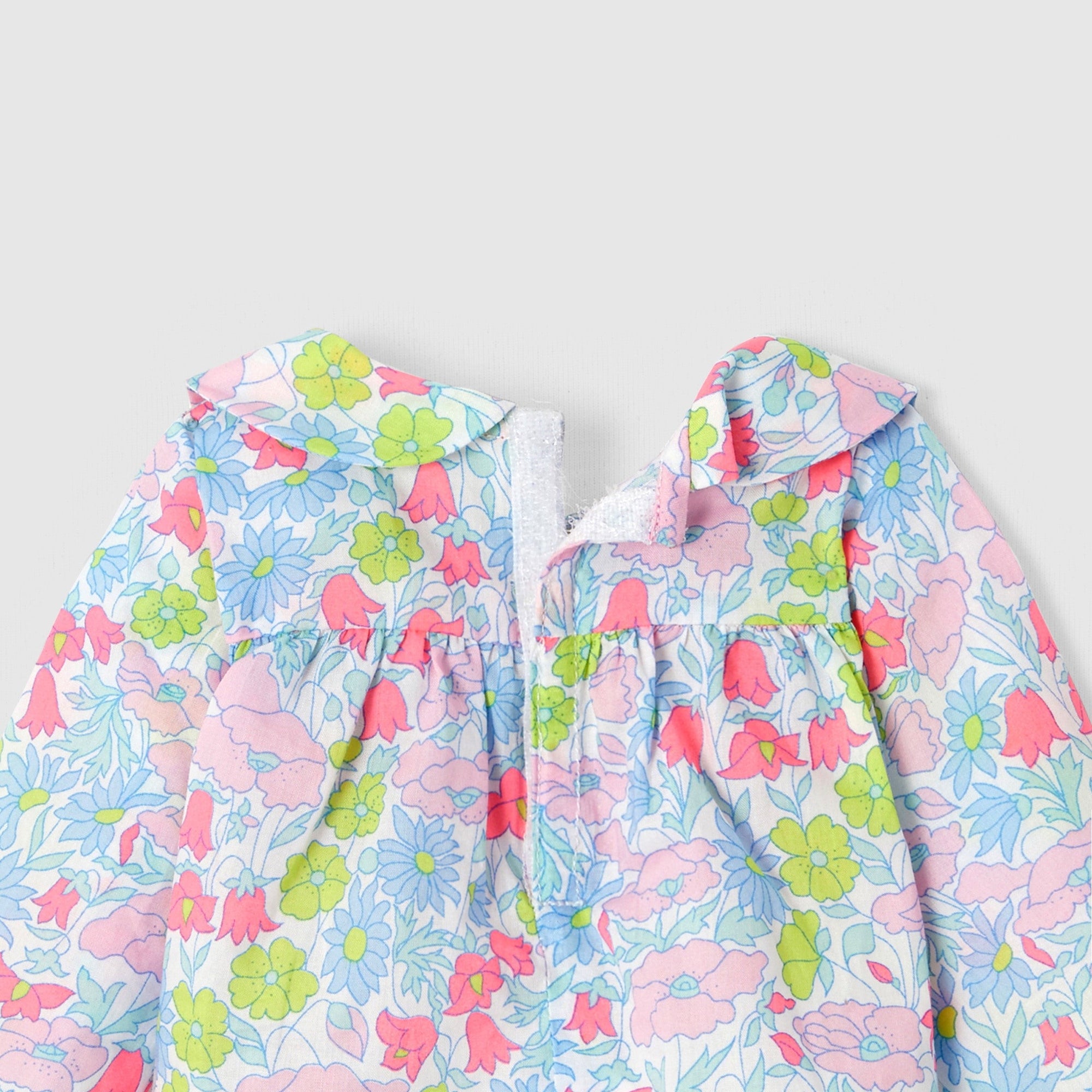 BLANC/MULTICO BLOUSE LIBERTY TOUTE PETITE LAPIN MM