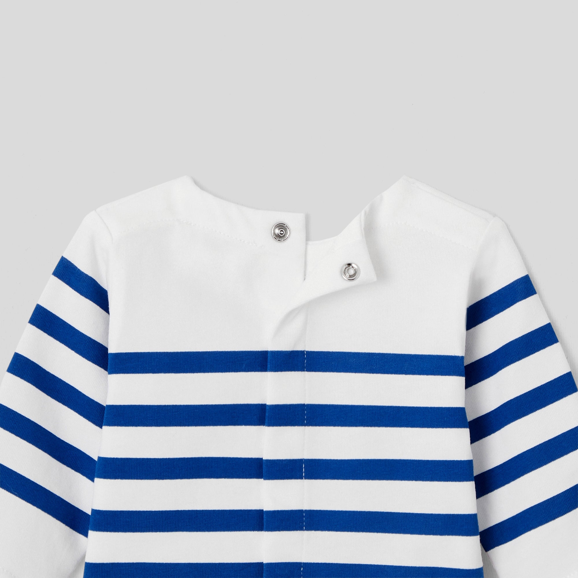 161 QTY / BLANC/MULTICO PAP ENSEMBLE NAVIRE