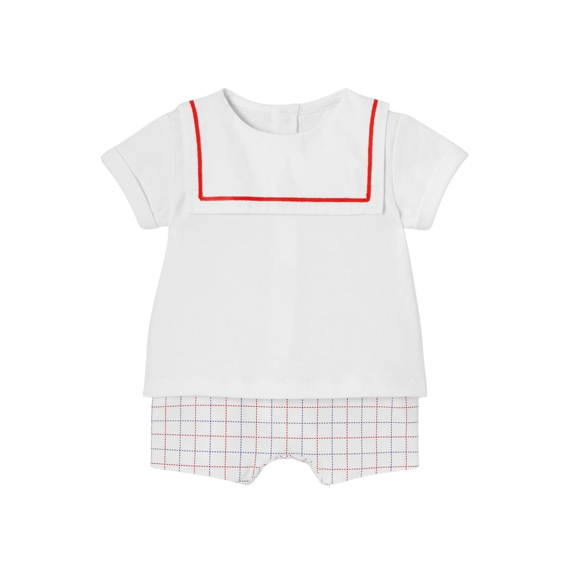 197 QTY / BLANC/MULTICO PAP ENSEMBLE NUIT