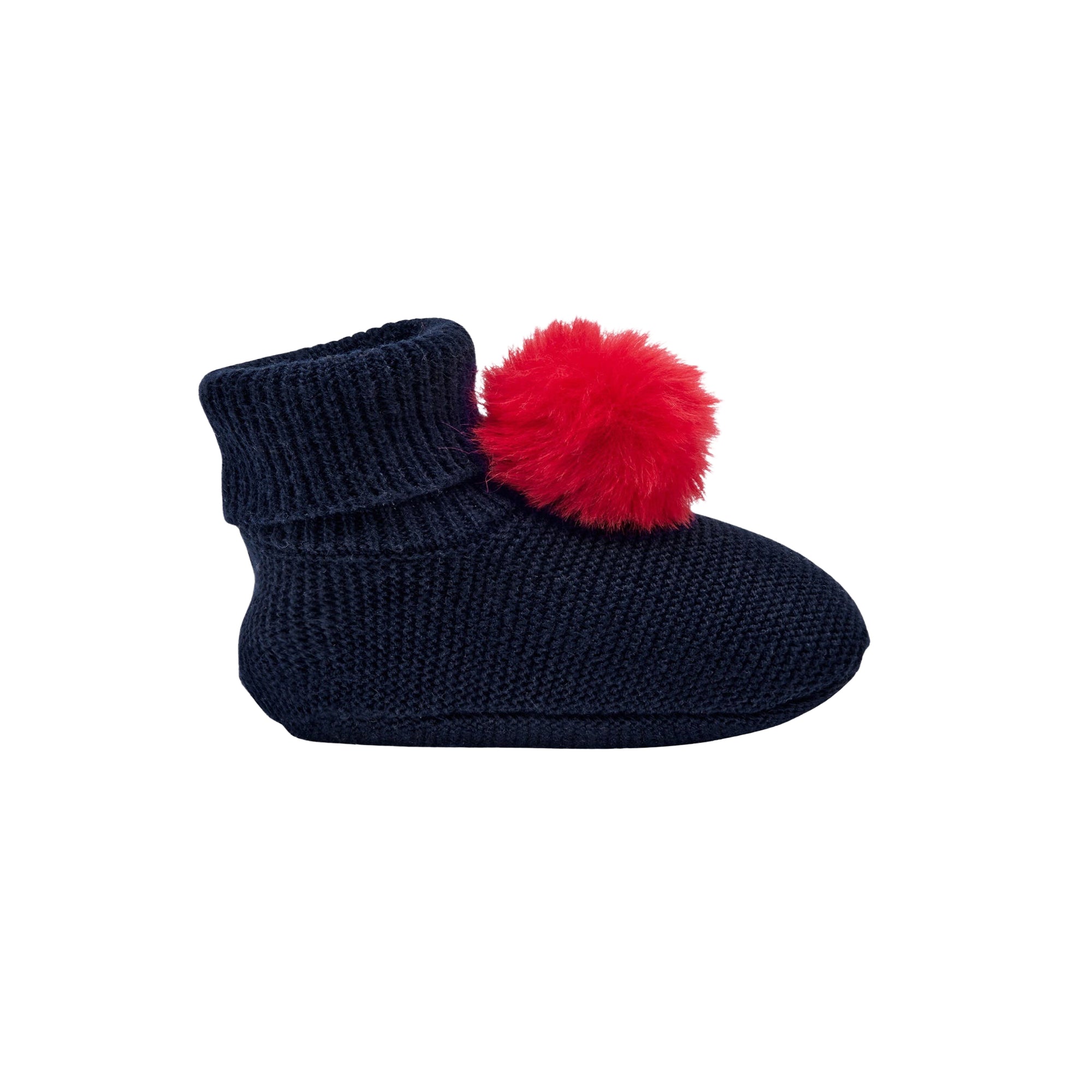 Chaussons Roro à pompons - Marine