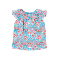 1 QTY / BLANC/MULTICO PAP TUNIQUE / BLOUSE NARMELLE