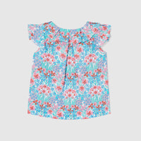 1 QTY / BLANC/MULTICO PAP TUNIQUE / BLOUSE NARMELLE