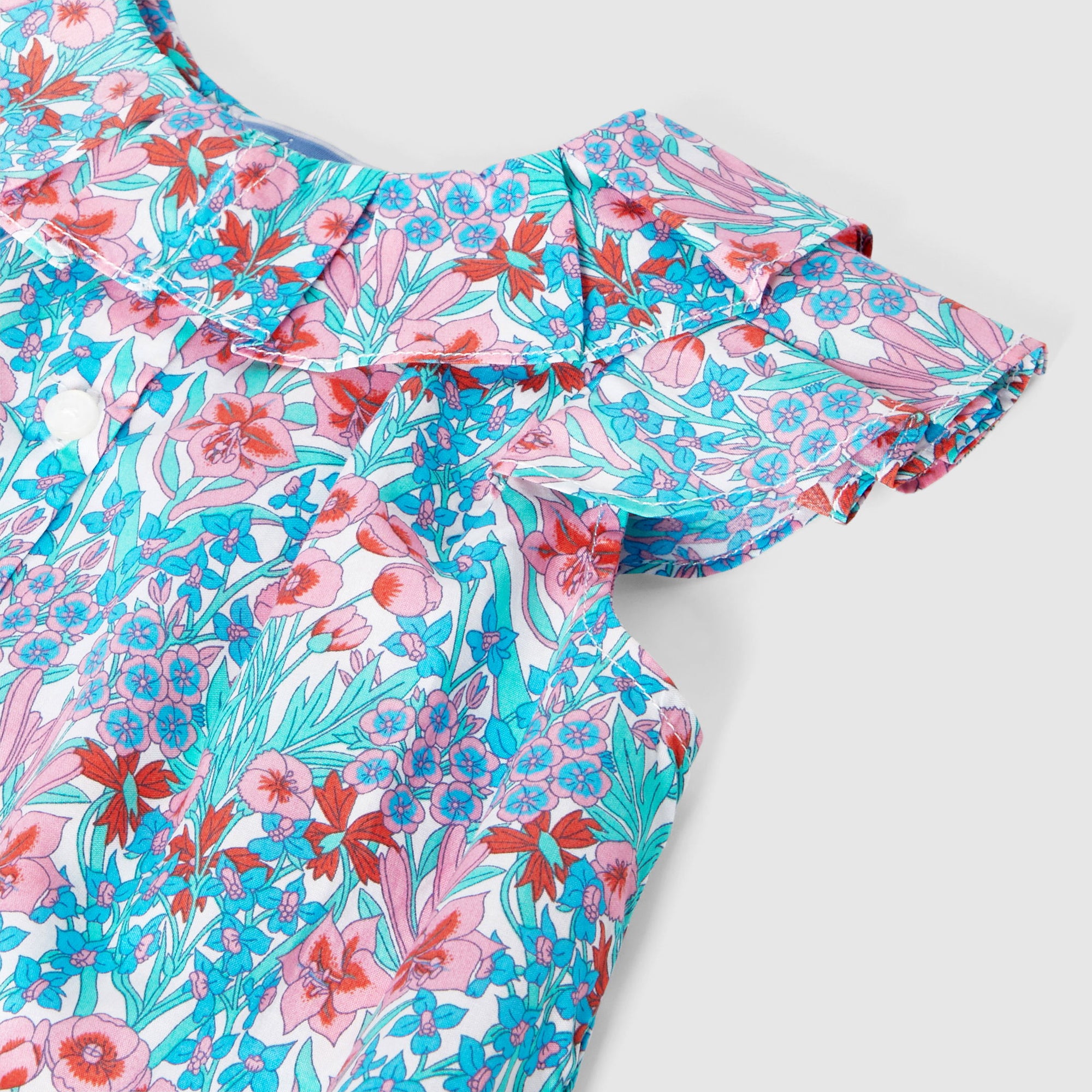 1 QTY / BLANC/MULTICO PAP TUNIQUE / BLOUSE NARMELLE