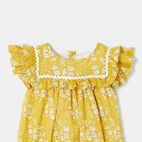 139 QTY / JAUNE/BLANC PAP ROBE NABLA