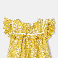 139 QTY / JAUNE/BLANC PAP ROBE NABLA