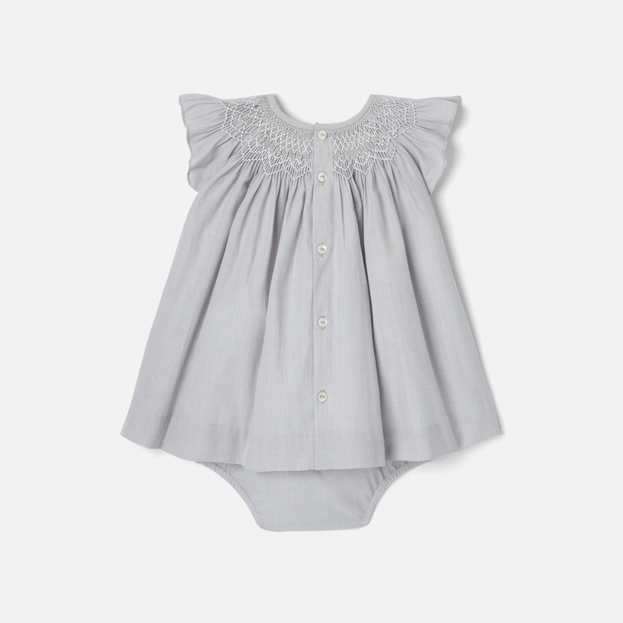 972 QTY / GRIS/BLANC PAP ROBE NADIRA