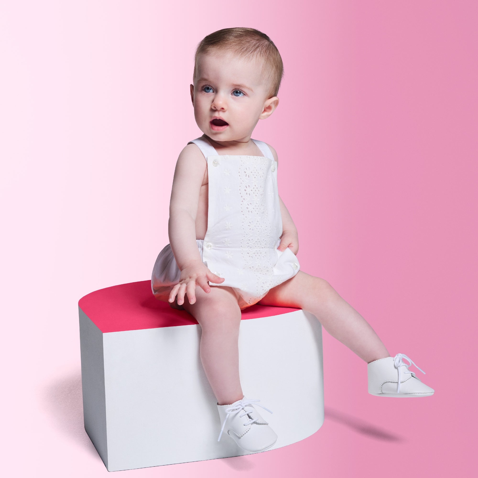 131 QTY / BLANC JACADI PAP COMBINAISON/ BLOOMER NOUPETTE