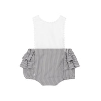 459 QTY / GRIS/BLANC PAP COMBINAISON/ BLOOMER NAME
