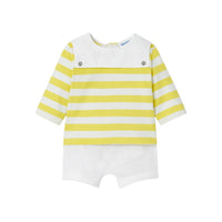 311 QTY / BLANC/JAUNE PAP ENSEMBLE NARNO