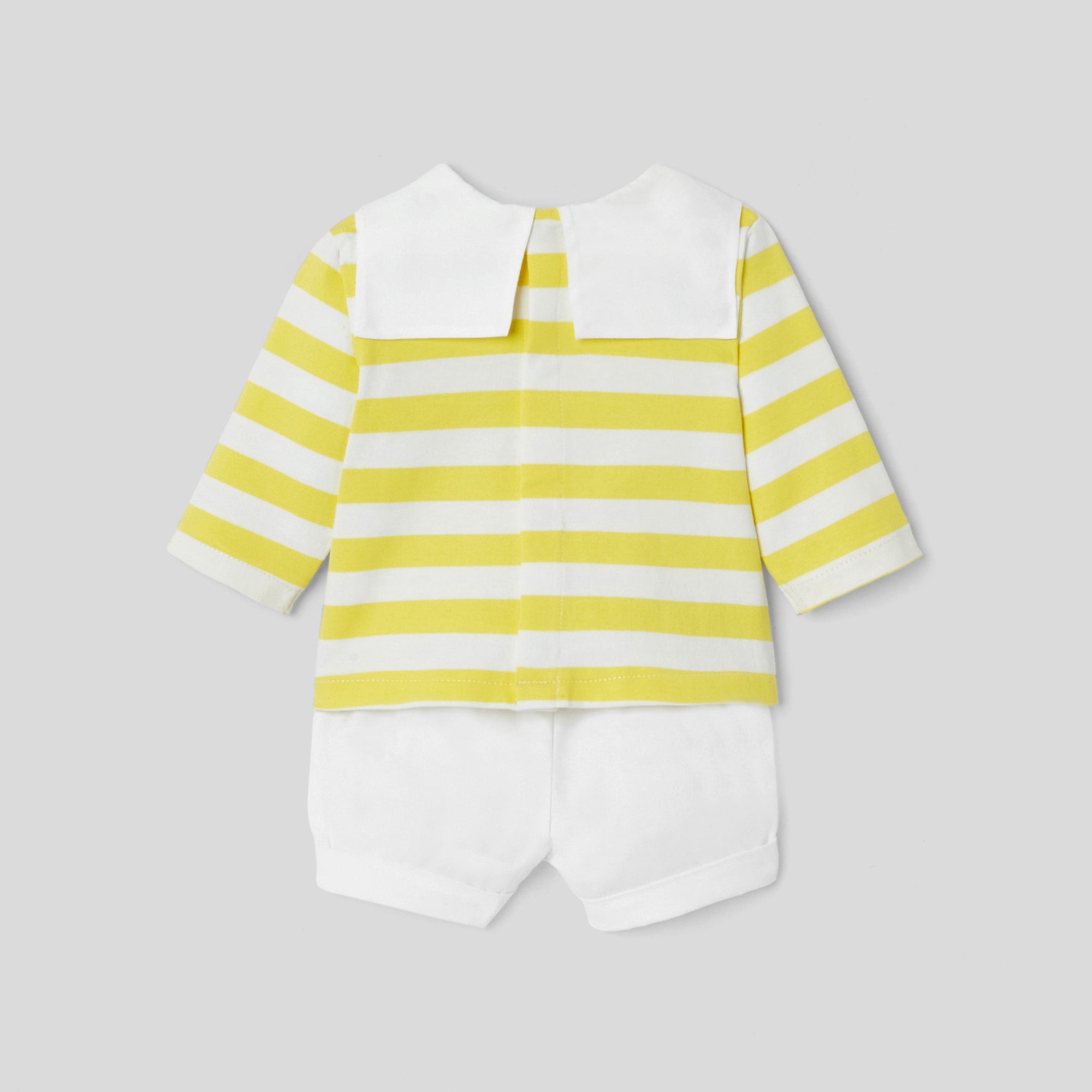 311 QTY / BLANC/JAUNE PAP ENSEMBLE NARNO