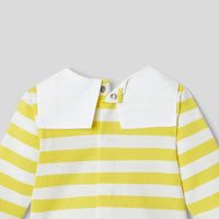 311 QTY / BLANC/JAUNE PAP ENSEMBLE NARNO