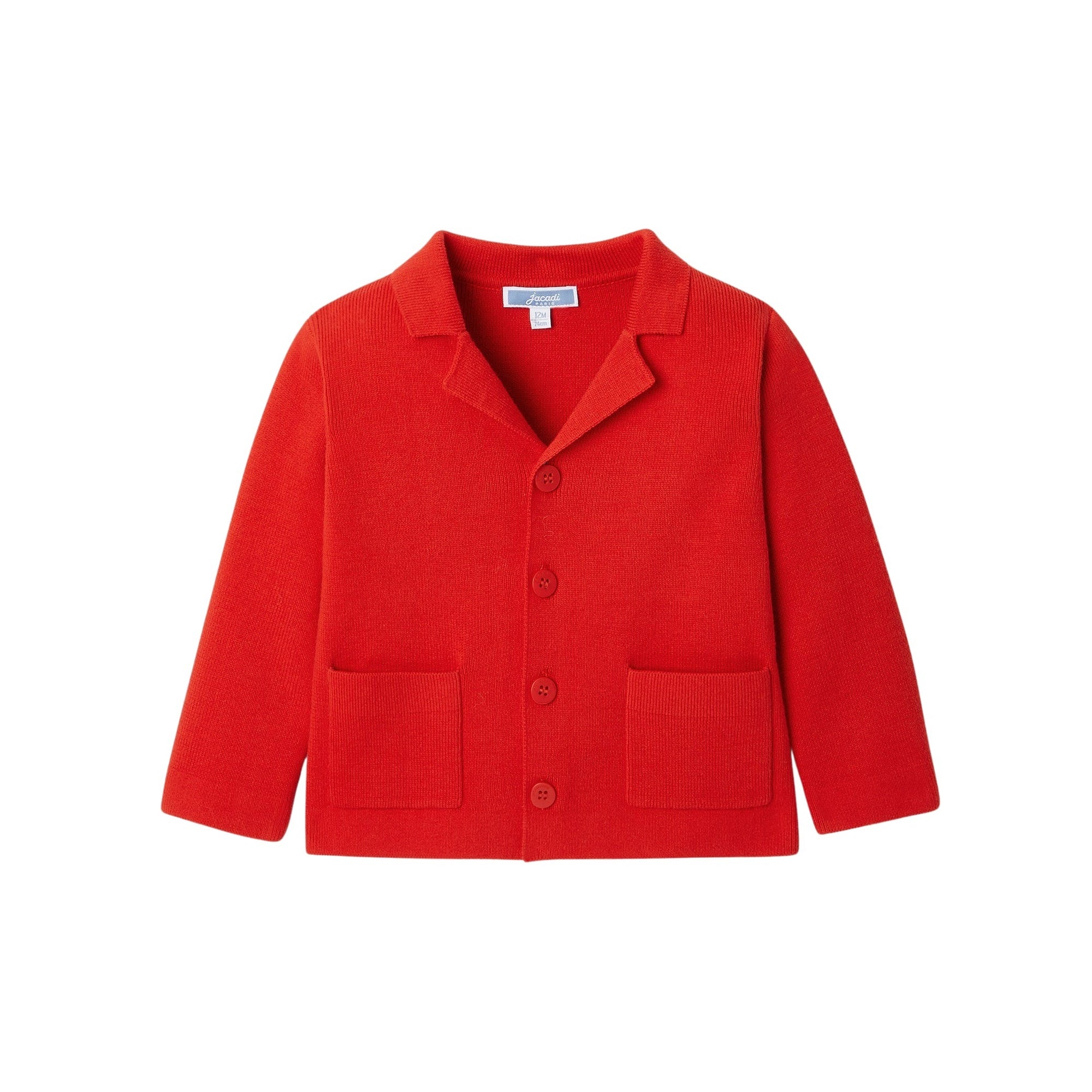 168 QTY / ROUGE VIF PAP GILET / CARDIGAN NEROCE