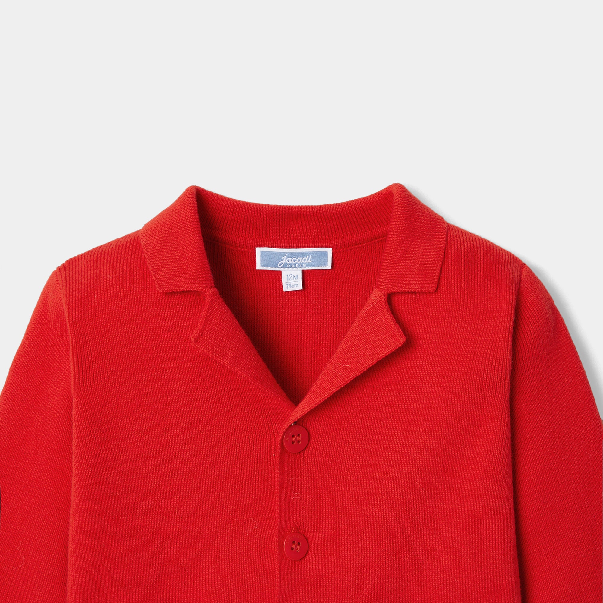 168 QTY / ROUGE VIF PAP GILET / CARDIGAN NEROCE