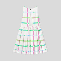 0 QTY / BLANC/MULTICO PAP ROBE NASILVA