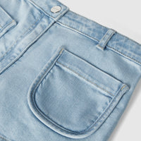 0 QTY / DENIM CLAIR PAP SHORT / BERMUDA NILAS