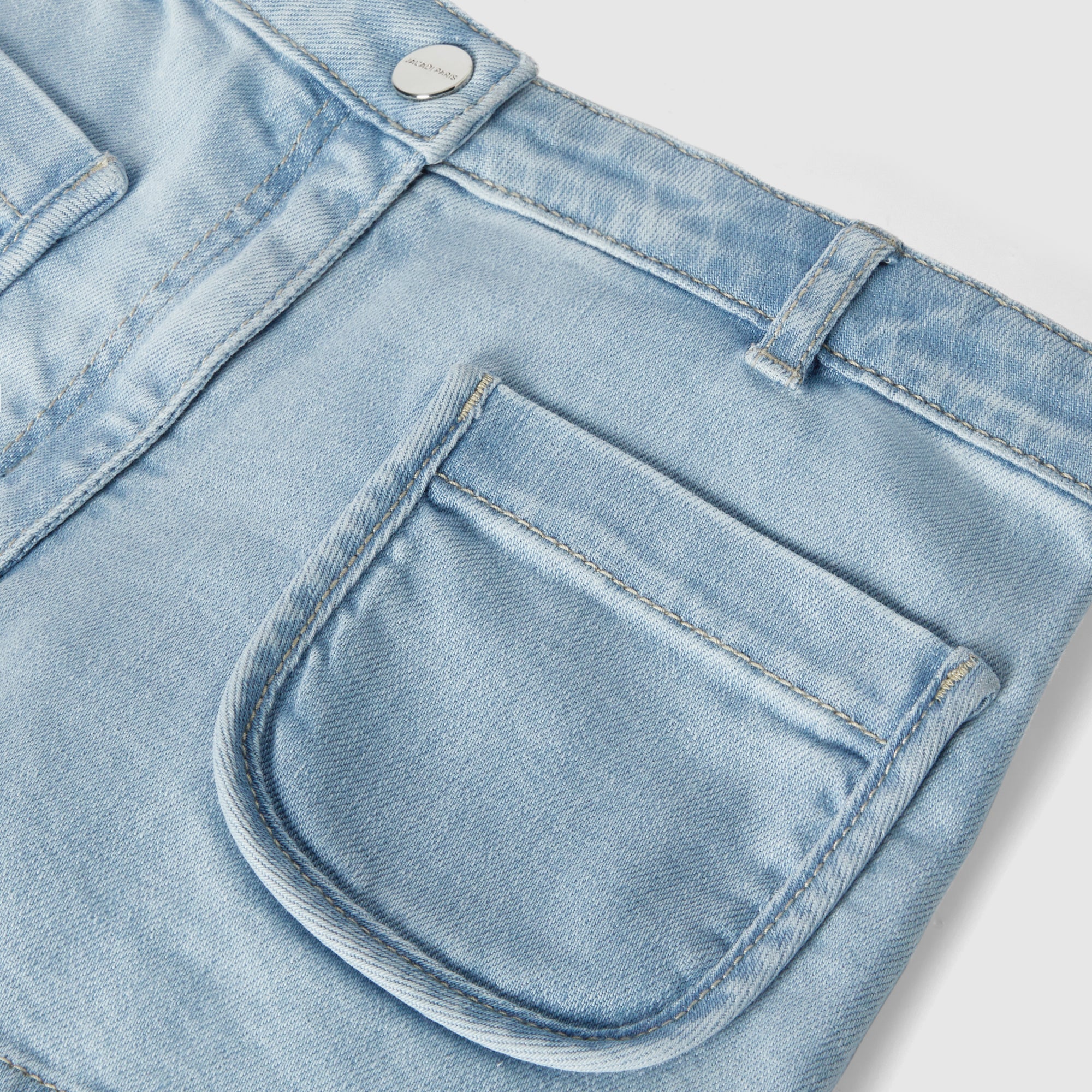0 QTY / DENIM CLAIR PAP SHORT / BERMUDA NILAS