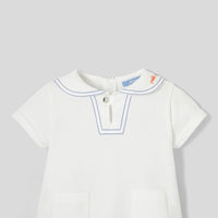 25 QTY / BLANC/BLEU PAP ENSEMBLE NOTRE