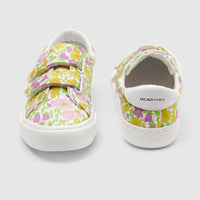 22 QTY / BLANC/MULTICO CHAUSSURES TOILE COMBA