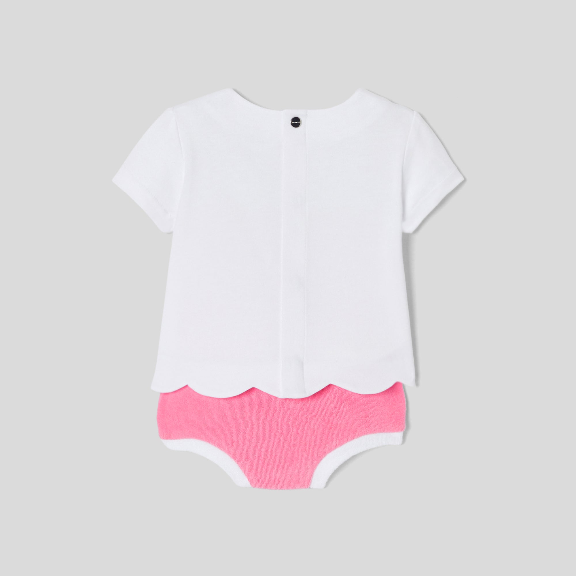 119 QTY / BLANC/ROSE PAP ENSEMBLE NOUTONNE