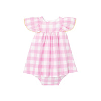 524 QTY / ROSE/BLANC PAP ROBE NOIR