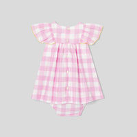 524 QTY / ROSE/BLANC PAP ROBE NOIR