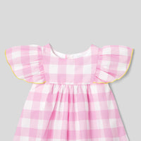 524 QTY / ROSE/BLANC PAP ROBE NOIR