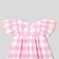 524 QTY / ROSE/BLANC PAP ROBE NOIR