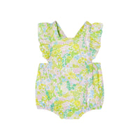317 QTY / BLANC/MULTICO PAP COMBINAISON/ BLOOMER NOUCHOU