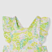 317 QTY / BLANC/MULTICO PAP COMBINAISON/ BLOOMER NOUCHOU
