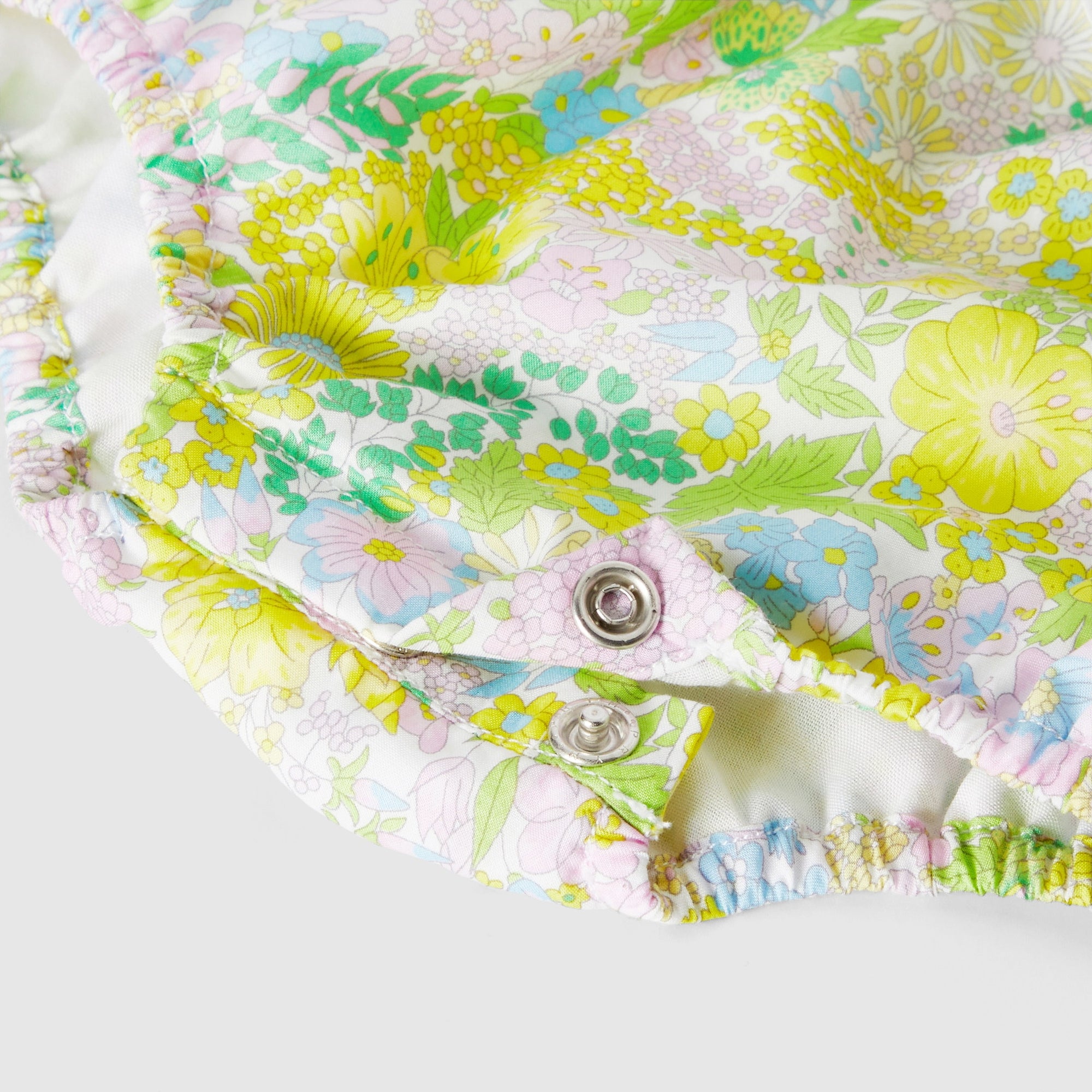 317 QTY / BLANC/MULTICO PAP COMBINAISON/ BLOOMER NOUCHOU
