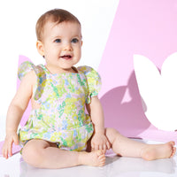 317 QTY / BLANC/MULTICO PAP COMBINAISON/ BLOOMER NOUCHOU