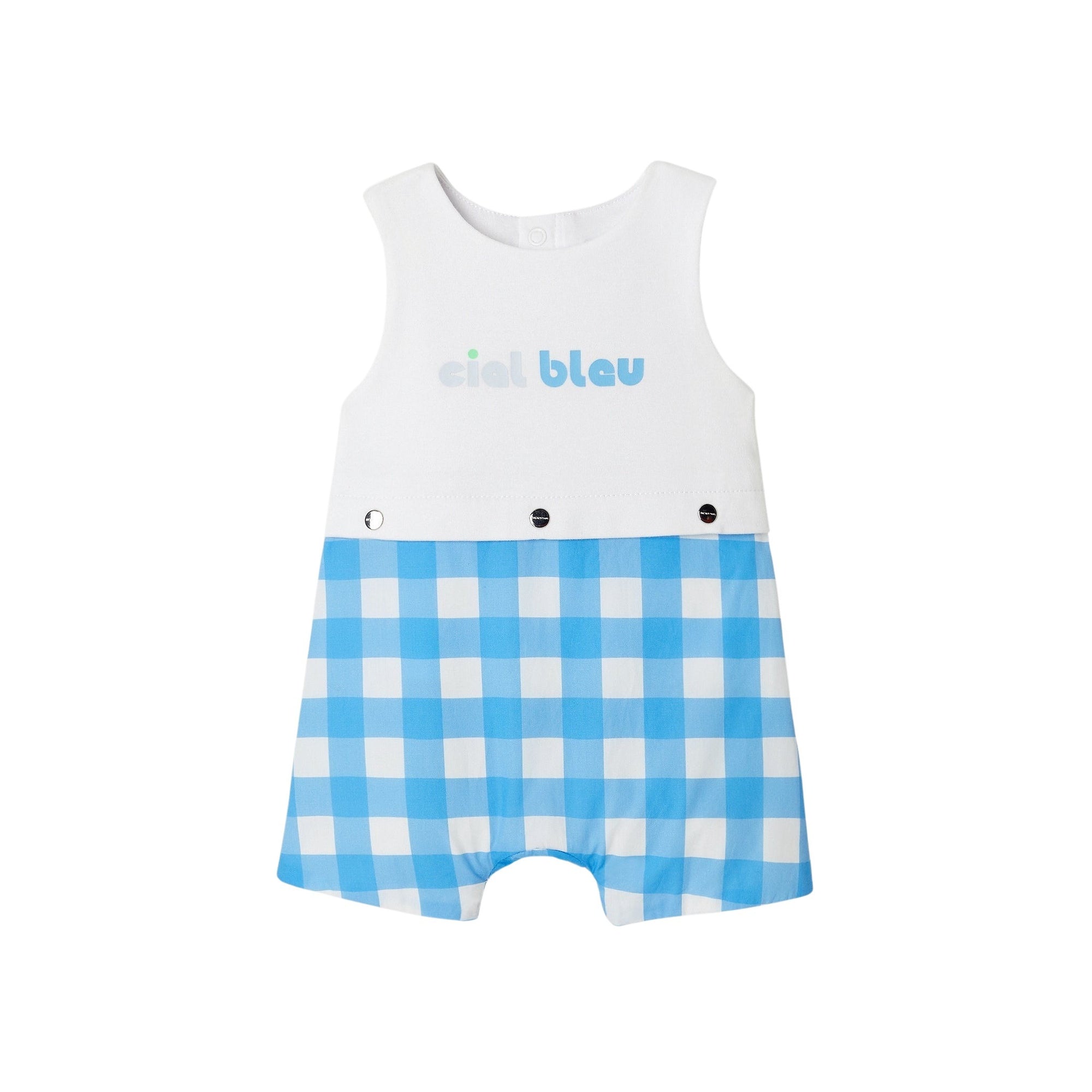 5 QTY / BLANC/BLEU PAP COMBINAISON/ BLOOMER NASMIN