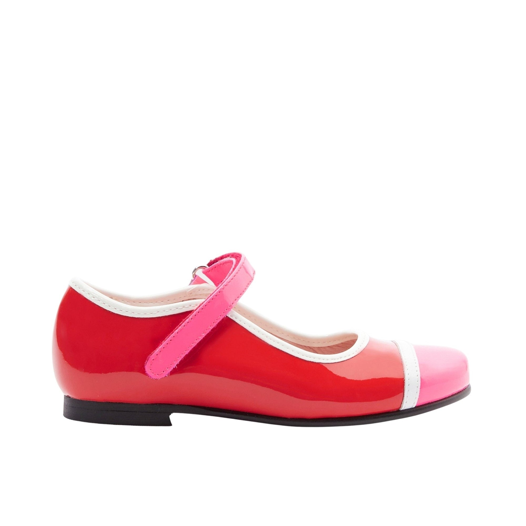 0 QTY / ROUGE/MULTICO CHAUSSURES CUIR CANNELLE