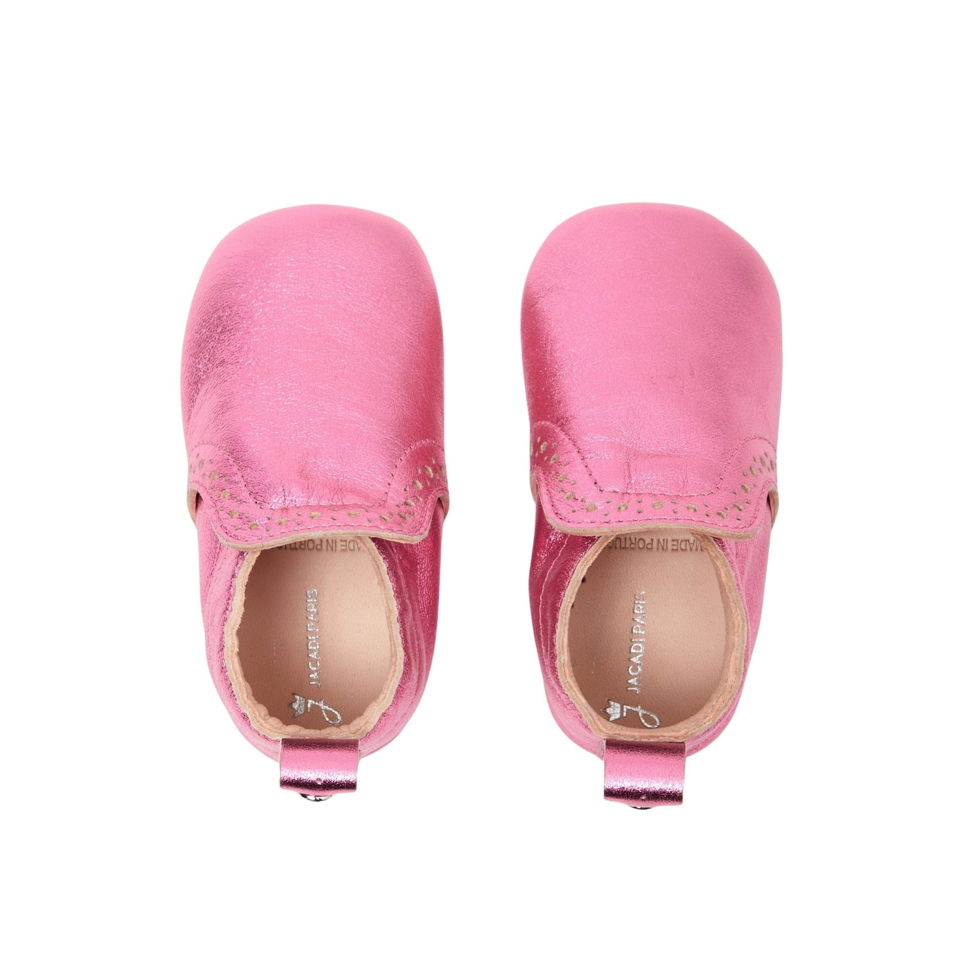 2 QTY / ROSE CHAUSSURES TOILE BASILA