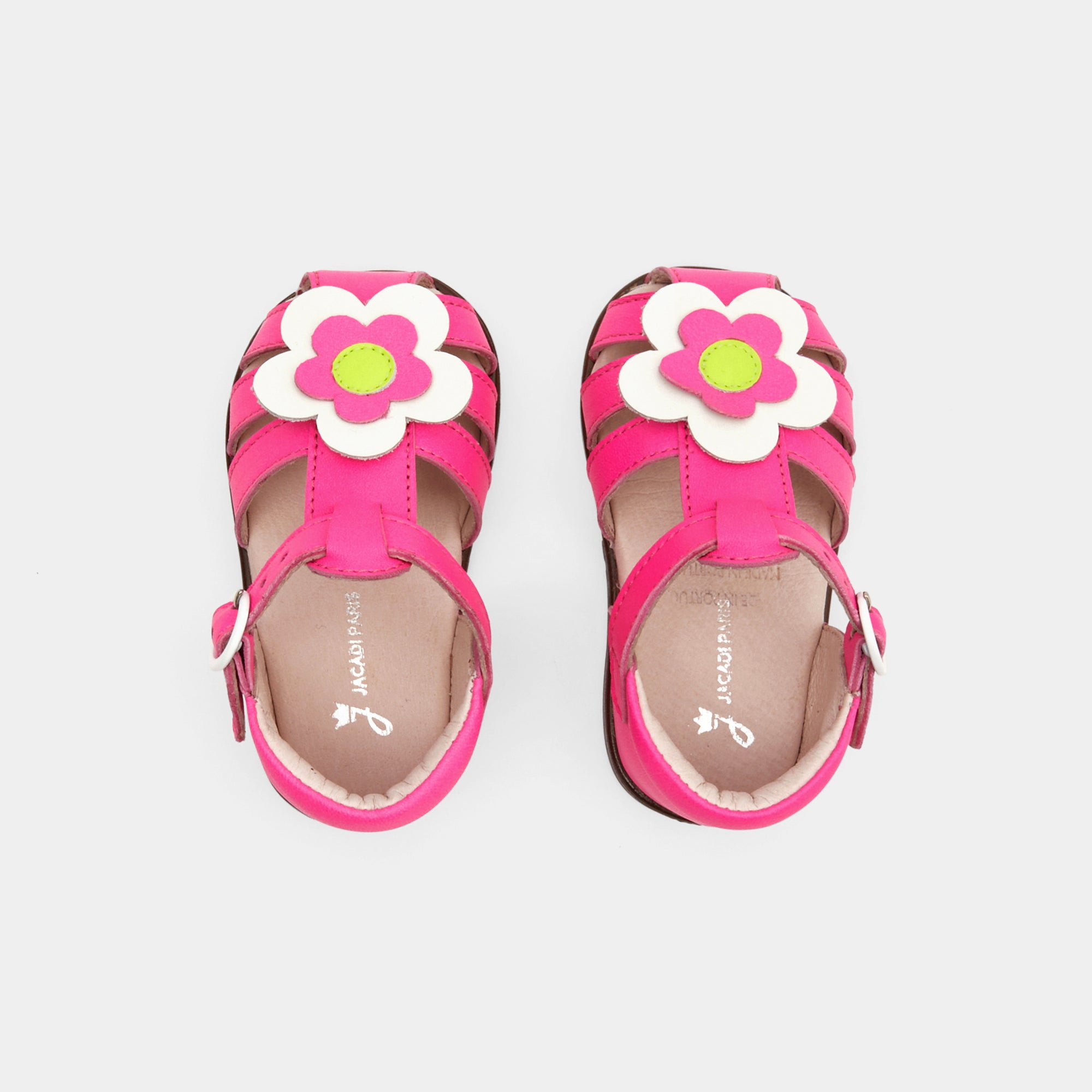 14 QTY / ROSE/MULTICO CHAUSSURES CUIR CHIPIE