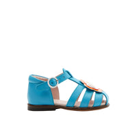 173 QTY / BLEU/MULTICO CHAUSSURES CUIR CHIPIE