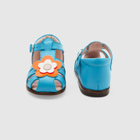 173 QTY / BLEU/MULTICO CHAUSSURES CUIR CHIPIE