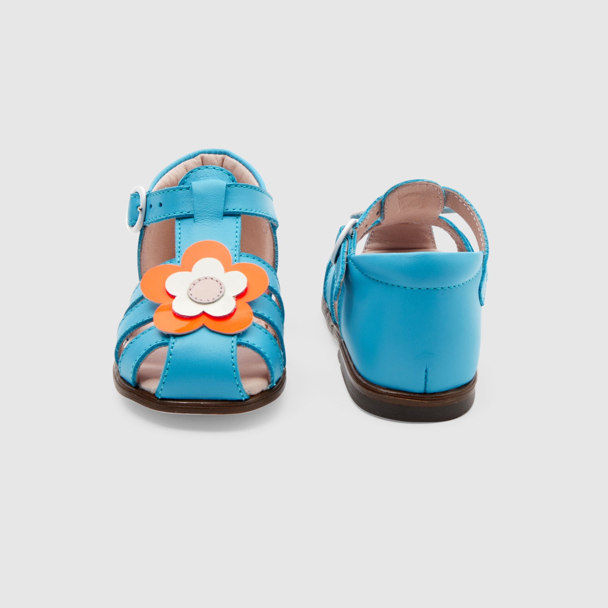 173 QTY / BLEU/MULTICO CHAUSSURES CUIR CHIPIE